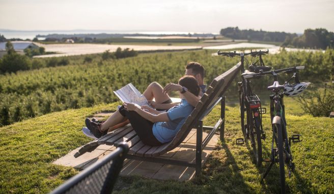 Auf dem Fahrrad einmal um den Bodensee