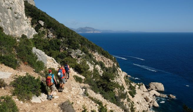 Auf dem Selvaggio Blu in Sardinien