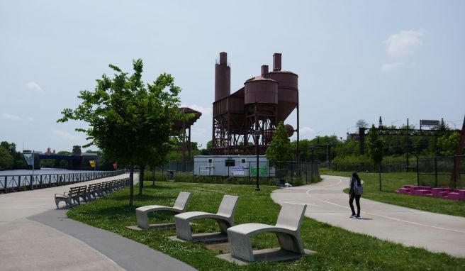 Die Silos im Concrete Plant Park zeugen davon, was hier früher stand und dem Park seinen Namen gab: ein Betonwerk.