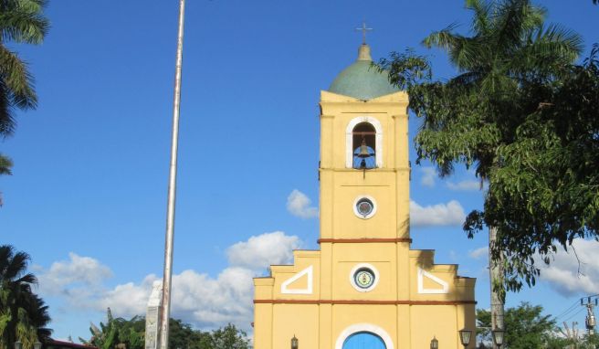 Auf dem Hauptplatz von Viñales geht es ruhig zu.