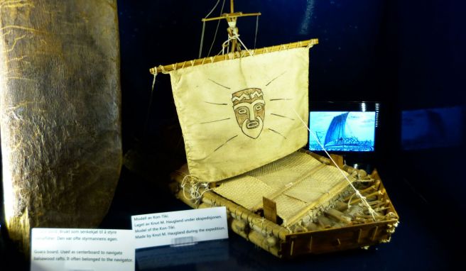 Im Osloer Kon-Tiki-Museum begibt man sich auf die Spuren des Entdeckers Thor Heyerdahl.