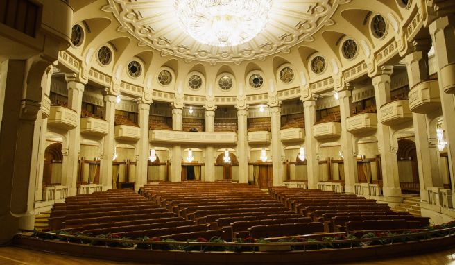 Bukarest: Blick ins Innere des Parlamentspalastes.