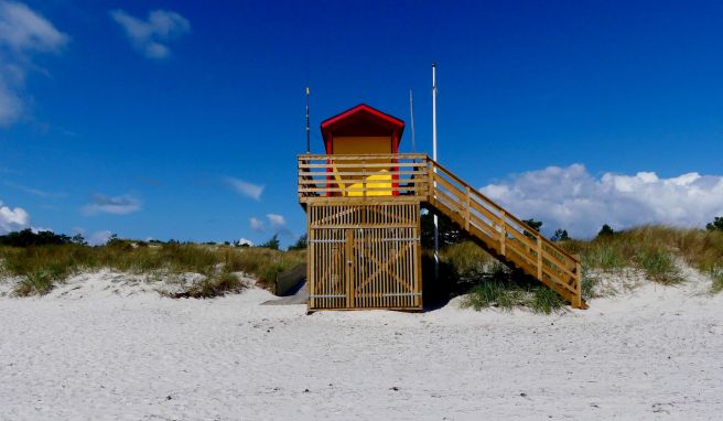 Auf der Halbinsel Falsterbo lockt ein feiner Sandstrand.