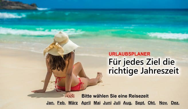 Urlaubsplaner: 100 Reisetipps, Klima, Regenzeiten, Temperaturen