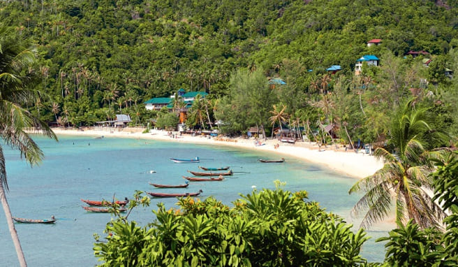 Auch in Nicht-Corona-Zeiten geht es am Haad Salad Beach im Nordwesten von Koh Phangan recht geruhsam zu