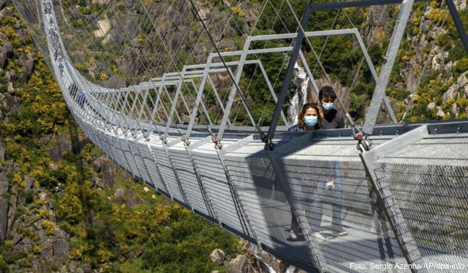 Portugal-Urlaub: Weltrekord - 500 Meter lange Fußgänger-Hängebrücke eingeweiht